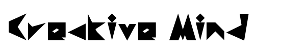 Creative Mind font preview